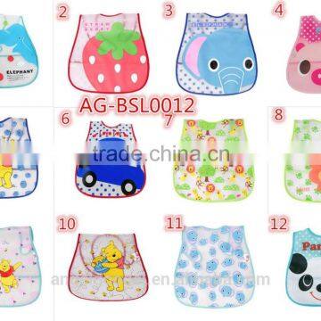 High quality baby bibs/ Recyclable baby bibs/baby bibs plain white AG-BSL0012