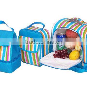 2013 hot sell insulated 600D shoulder lunch cooler bag
