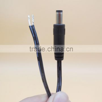 5.5mm*2.1mm 1male to open DC power cable in use Mp3/MP4 Player