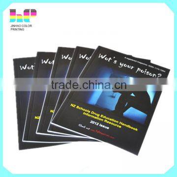 Saddle stitch unique brochure novel book printing