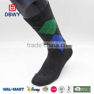 China Custom Jacquard Mens Long Dress Socks!