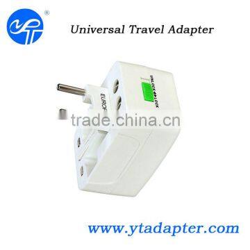 Promotional ac electrical all in one travel ground adapter for UK/USA/AU/EU countries