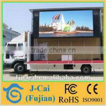 car video message use in advertising led displays