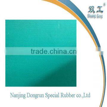 thin cloth surface green rubber sheet