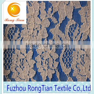 High quality fashion white lace embroidery fabric for the dress
