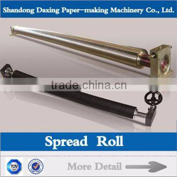 Adjustable curved roller used for high speed paper machine