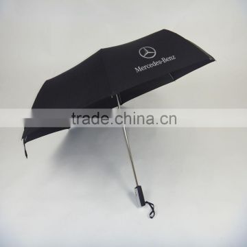 21 inch*8k black color auto open 3 fold umbrella