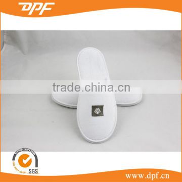 high quality 5-stars white velvet cotton disposble hotel slipper