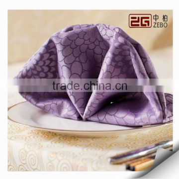 Hotel or Restaurant Used Customized Colorful Cotton Damask Table Napkin                        
                                                Quality Choice