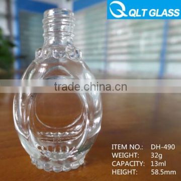 8ml fancy shape hot style glass bottle for nail polish