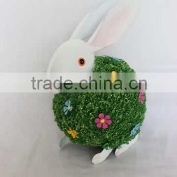 Metal Handmade Easter Rabbits Decorations