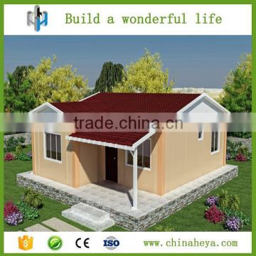 Ready made easy build steel prefab house disaster reconstruction project
