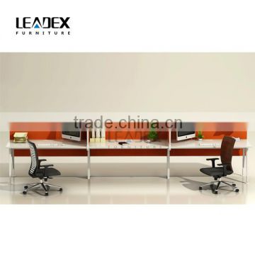 Modern designed 2 person desk furniture from FoShan furniture
