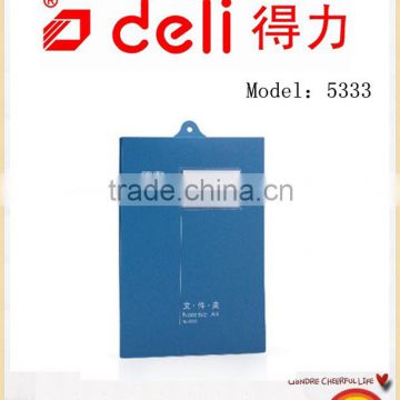 Deli Strong fashion color folder , A4 folder Hanging model 5333