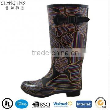 (CH-W016)2015 new style lady's fashion rainboots/rubber boots UK style
