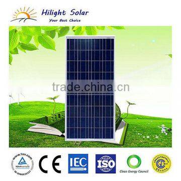 Grade A 150W Poly Solar Module With IEC,TUV,CE,ISO,CEC