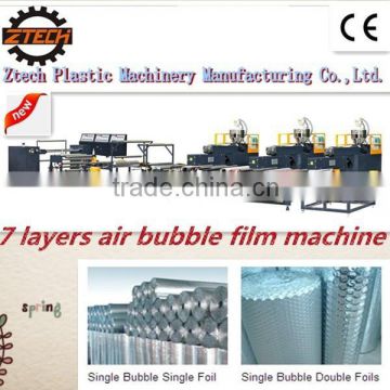 1200mm width 7 layers PE air bubble film machine(Single-screw design)