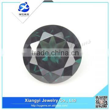 China gemstone manufacturer unique round shape lab created spinel stone