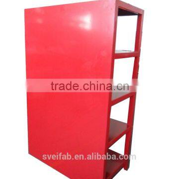 High precision colorful custom metal shelf fabrication parts