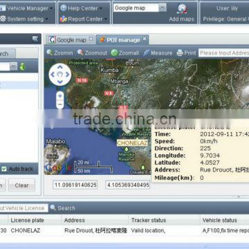 gps server software fleet management tracking system