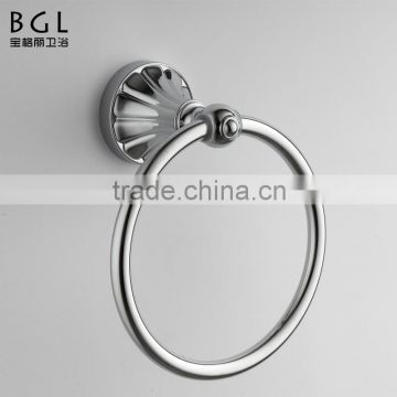 New design Zinc alloy bathroom accessories Wall mounted Chrome finishing Towel ring