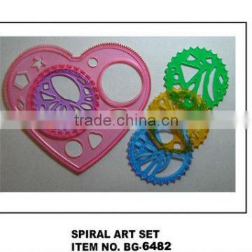 educational toy plastic spiral art set
