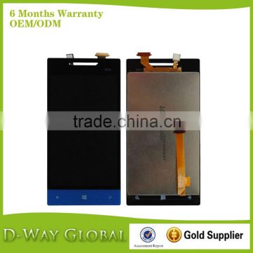 Fast delivery blue color screen display for HTC desire 8s lcd with digitizer replacement