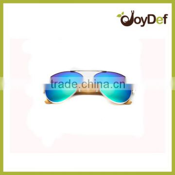 2016 bamboo cool popular retro outdoor unisex vintage style two stone sunglasses polarized lens