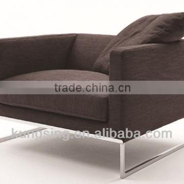 cheap stainless steel frame sofa chair