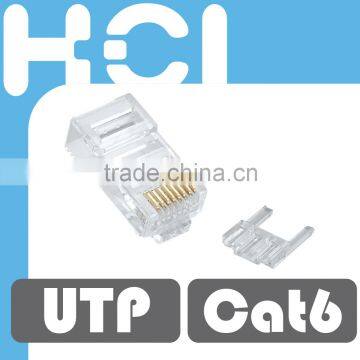 Taiwan Supplier RJ45 Cat5e Cat6 Cat6A UTP STP 8P8C Connector Module Plug