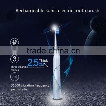 Fasion design battery Travel Sonic toothbrush electronic toothbrush/travel kit