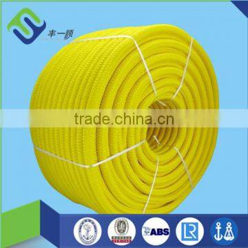 Customized hotsell 16mm 24 strands double braided pp rope