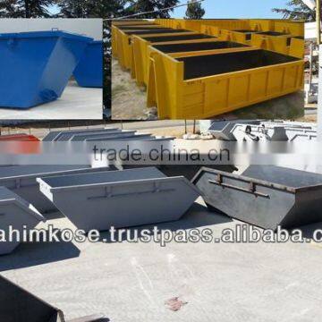 6 cbm Metal Skip container bucket type bin