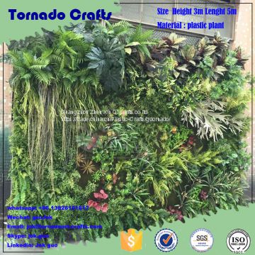 Tornado crafts Wholesale alibaba home decor plastic vertical green wall system customized different types of green wall
