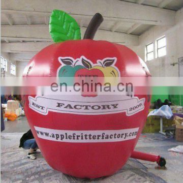 outside advertising inflatable apple