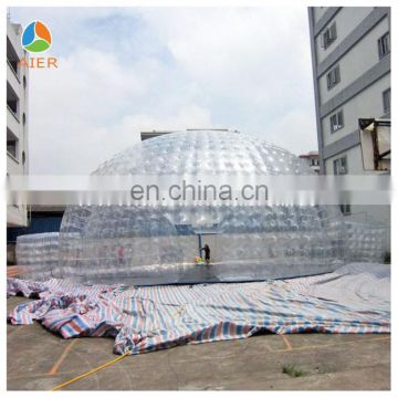 Wonderful design giant inflatable bubble tent, giant dome tent, air tight dome