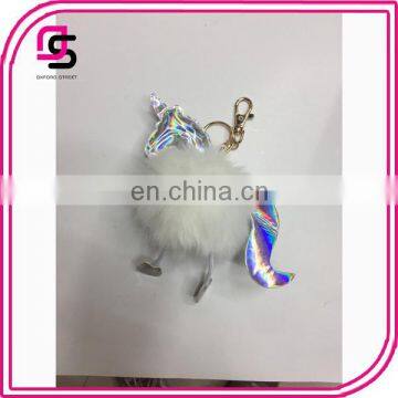 2017fashion accessories pom kerying key chain dribbling cute kerying