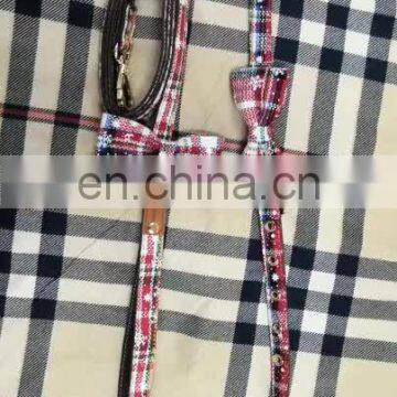 Wholesale Pet Christmas Ornaments Bow Comfortable Leash Set Pet Collar and Leash