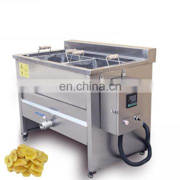 Stainless steel 2 tank 4 basket deep fryer machine for chips