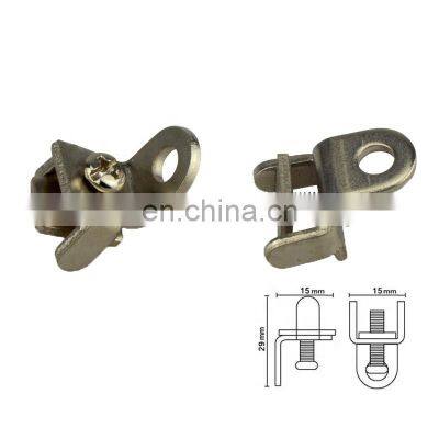 Curtain accessories opening and closing curtain track lock