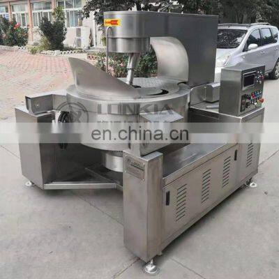 Industrial Big Capacity Commercial Electromagnetic Popcorn Machine With Mixer For Creamy/sesame Popcorn