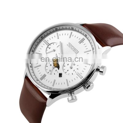 Luxury Brand Men Quartz Watches Genuine Leather Waterproof Casual Wrist Watches for Man Sport relojes