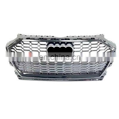 Auto Parts Exterior Accessories Grill Grille Gird Front Bumper Grill Black Abs Plastic for audi Q5 2021 2022 to RSQ5 SQ5