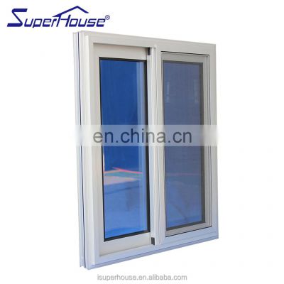 Superhosue Australia standard sliding windows double glazed dust proof window with flyscreen