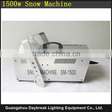 big snow machine 1500w DMX / remote / wire control snow effect machine factory cheap good price