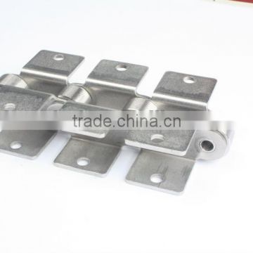 stainless steel roller chain with K1 attachment