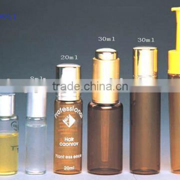 Various size of Glass vials with pump