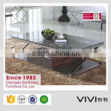 grey stainless steel frame dubai coffee table for living room