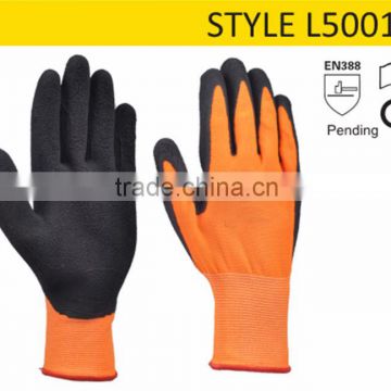 Flexible seamless CE standard Industrial Latex Gloves