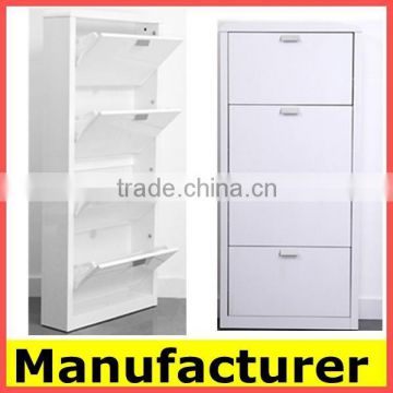 High Quality Cheap White Wooden Shoe Rack Cabinet for sale